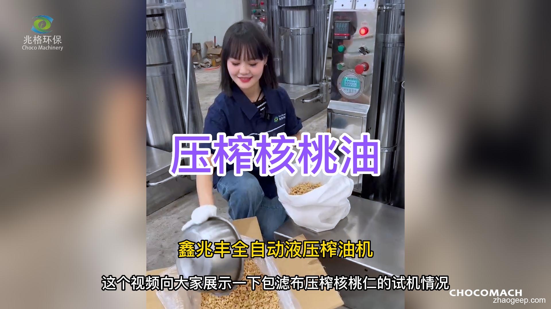 鑫兆豐YZL全自動(dòng)液壓榨油機(jī) 核桃榨油機(jī) 專(zhuān)業(yè)廠(chǎng)家鮮榨核桃油