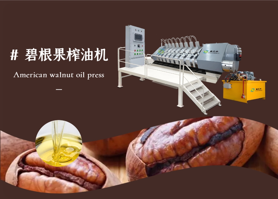 全自動液壓榨油機_YZYW42-6_美國核桃│碧根果榨油機